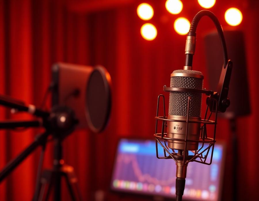 Synthetische Stimme im Unternehmensvideo